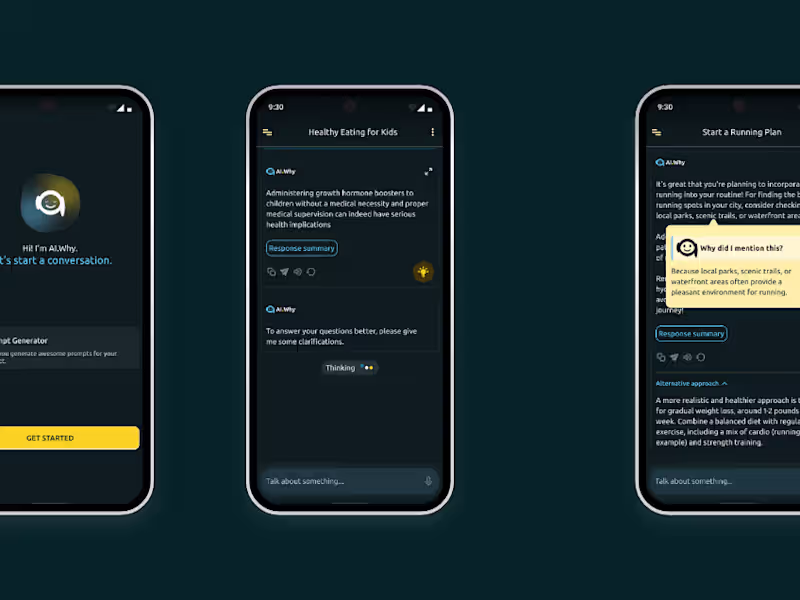Cover image for An elegant UI Design for AI.Why GPT App