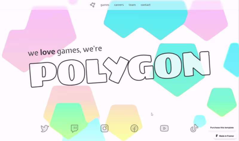 Cover image for Polygon — Playful & interactive design