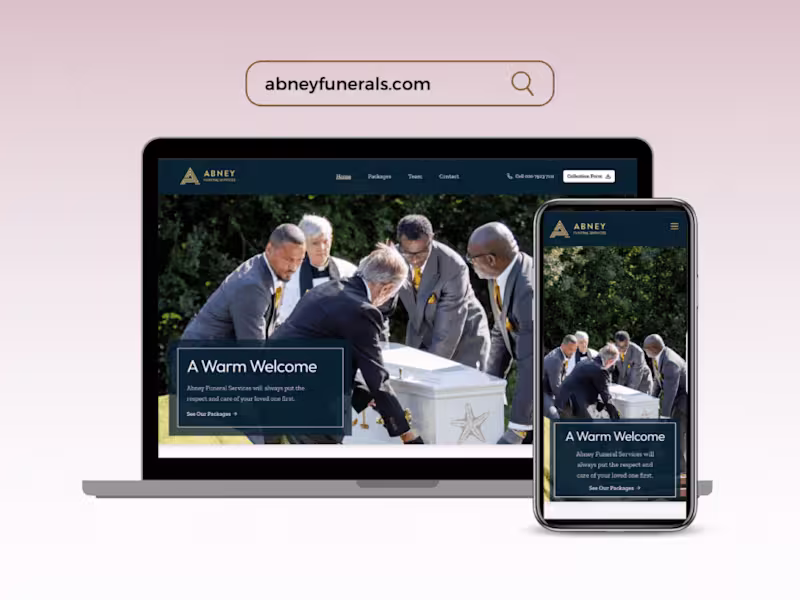 Cover image for Abney Funeral Services | Journey of Compassion and Innovation
