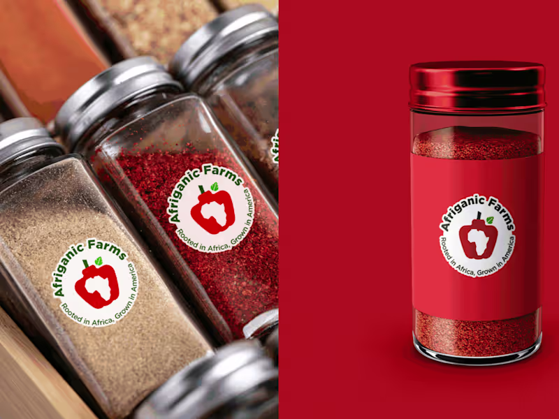 Cover image for Afriganic Farms Brand Identity Design