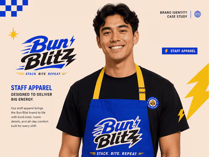 Cover image for Bun Blitz Brand Identity Design