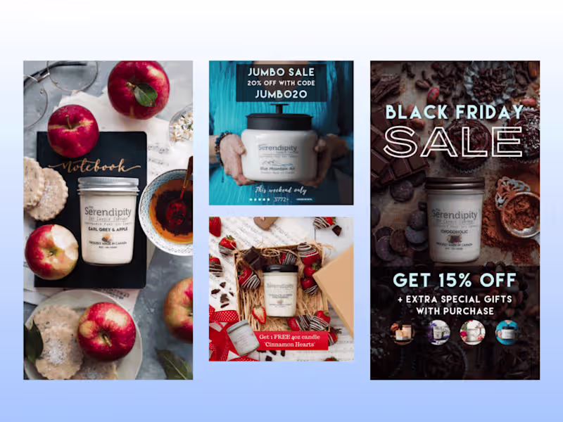 Cover image for Serendipity Soy Candles - from $36k to $960k YoY Revenue