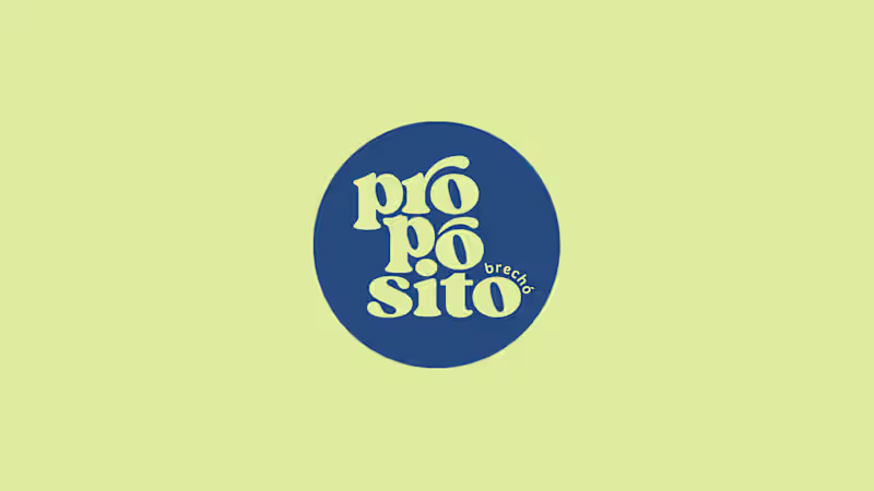 Cover image for Propósito Brechó - Thrift Store Brand/Visual Identity