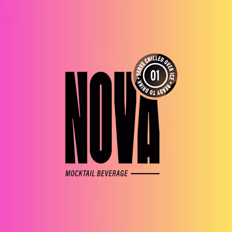 Cover image for Just wrapped up my Nova Packaging project, a fun, vibrant de...