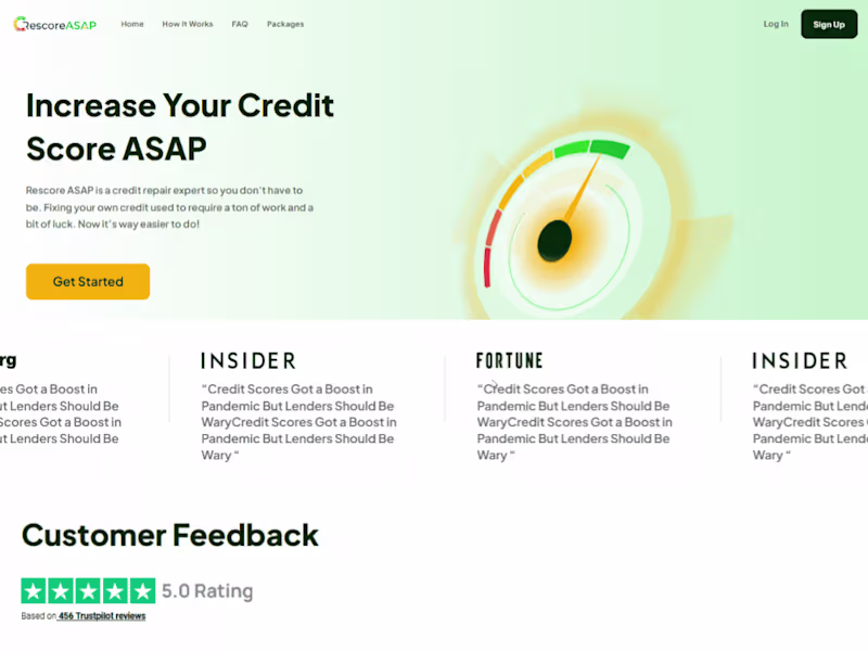 Cover image for RESCORE ASAP - Figma Design + Framer Conversion