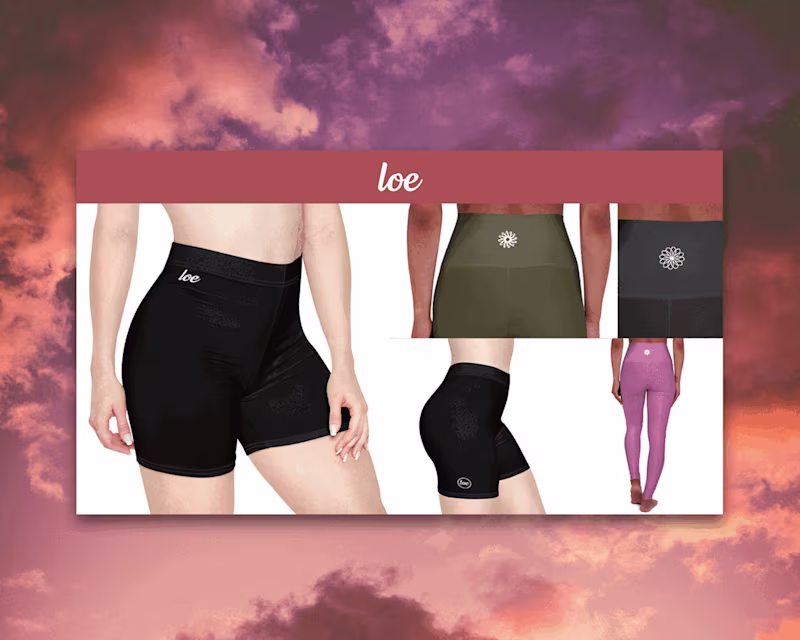 Cover image for Loe Athleisure Company // Brand Identity