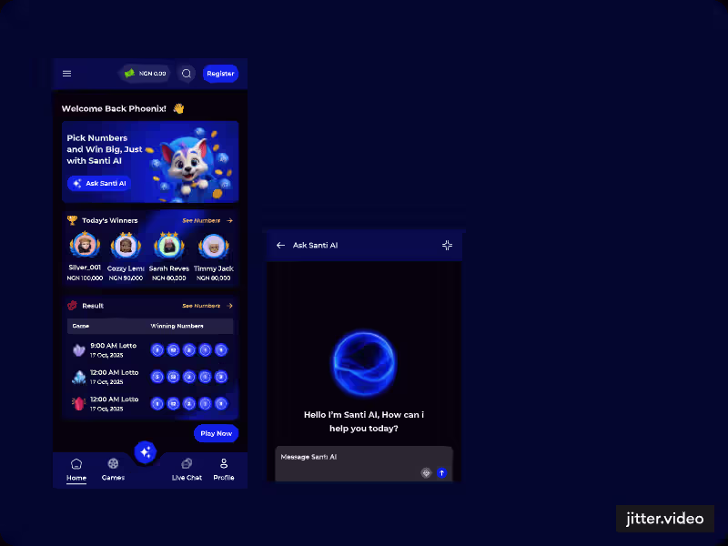Cover image for Santiloto — Lottery Web &