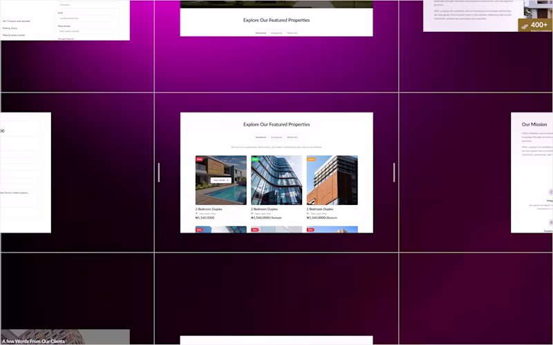 Cover image for Hillford Properties Website Design