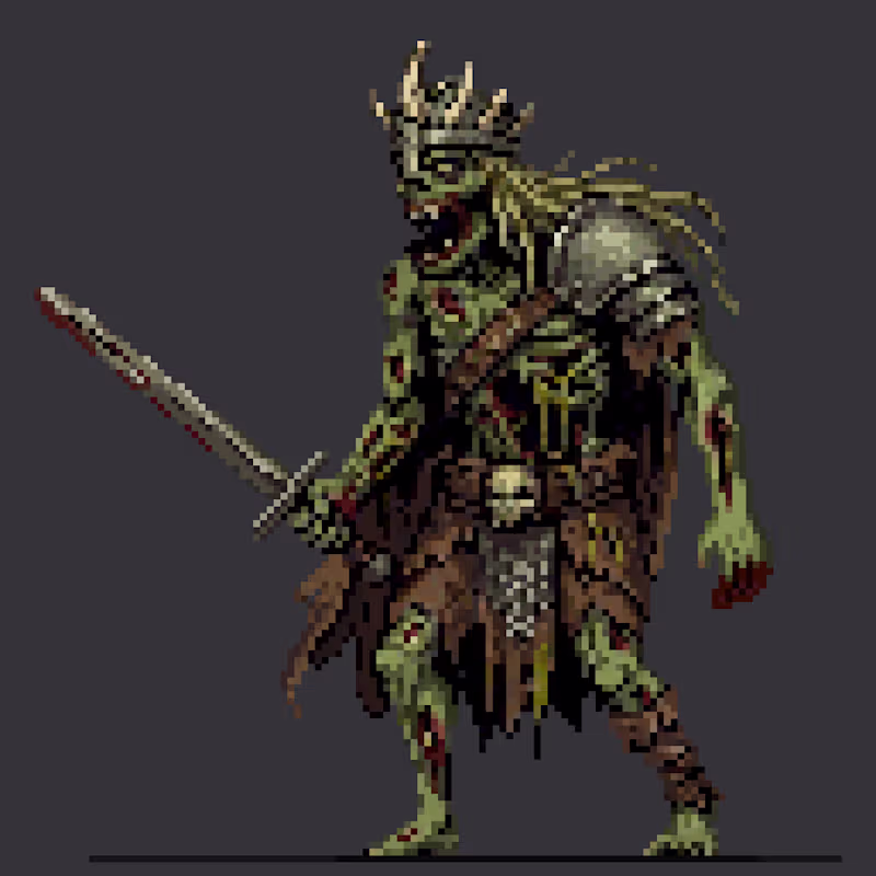 Cover image for Title: Dark Fantasy Pixel Art