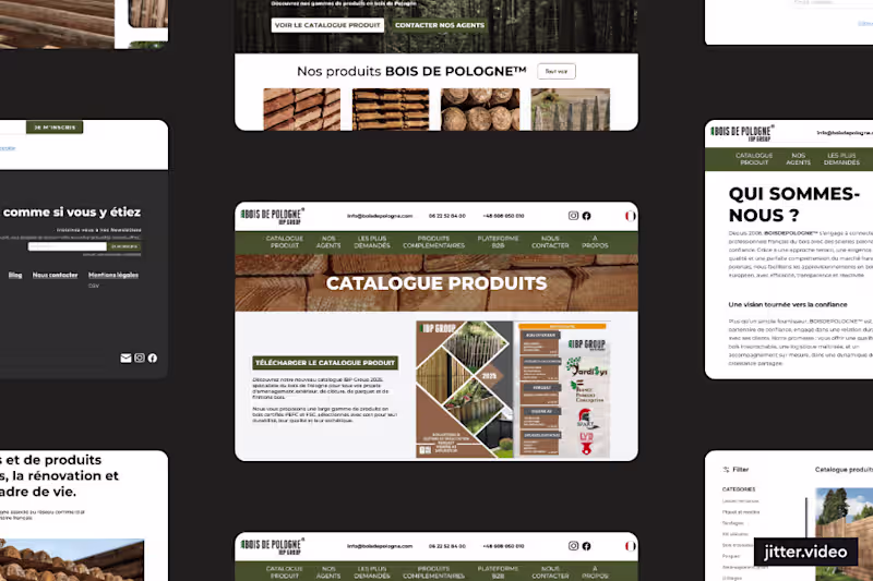Cover image for Bois de Pologne Website Redesign & SEO Strategy