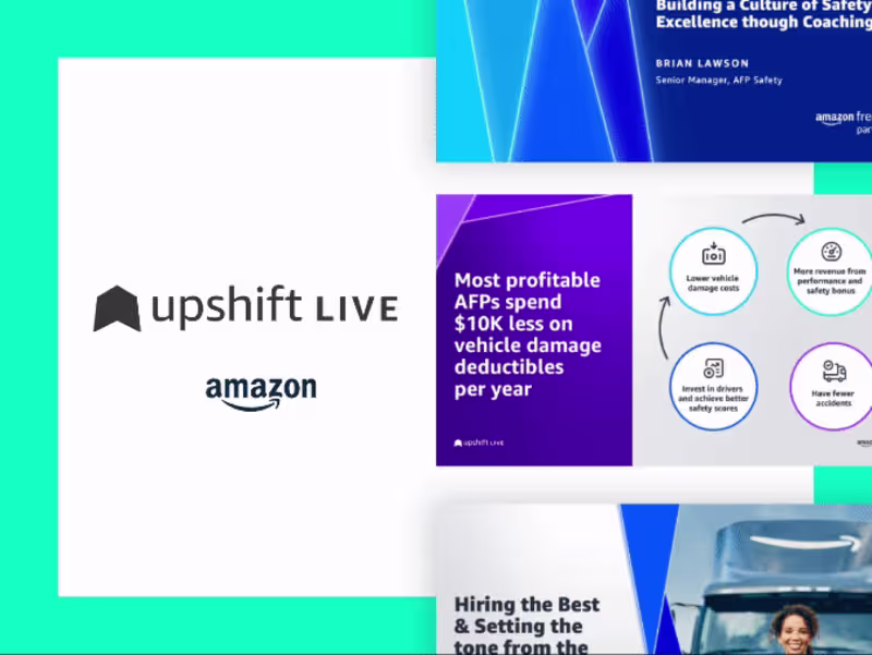 Cover image for Amazon Freight Partner - upshift Live