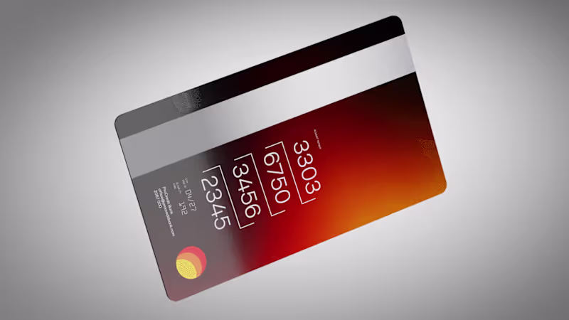 Cover image for ProCredit Bank Rebranding - Credit Card 3D Visualization