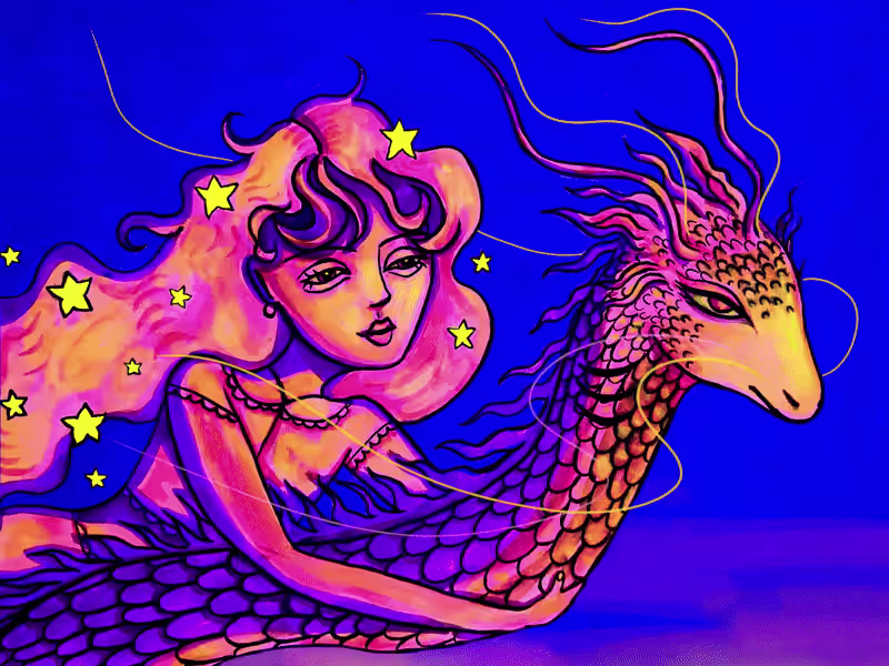 Cover image for  Skybound Dreams: A Hand-Painted Animated Illustration