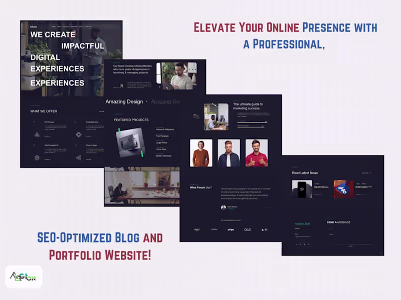 Cover image for Impactful Digital Portfolio & Blog site