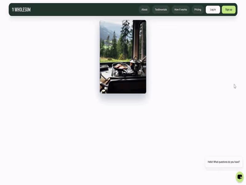 Cover image for Wholesum — Framer SaaS Website