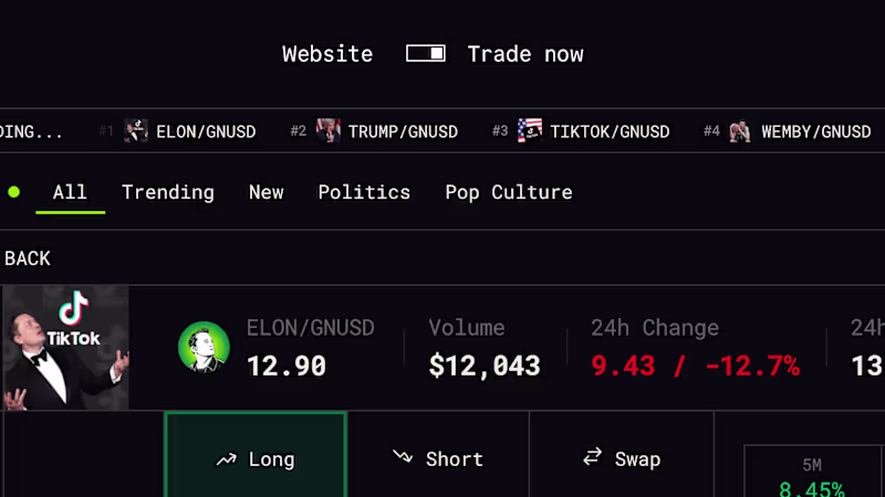 Cover image for Web Design | Crypto Perp Trading Platform