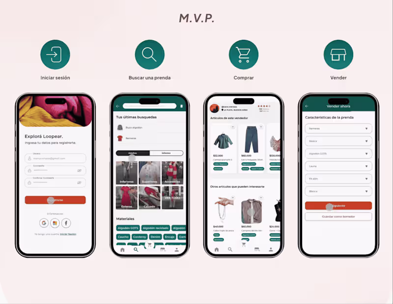 Cover image for Mobile App "Loopear"