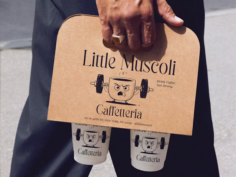 Cover image for Little Muscoli Caffetteria - Branding & Packaging