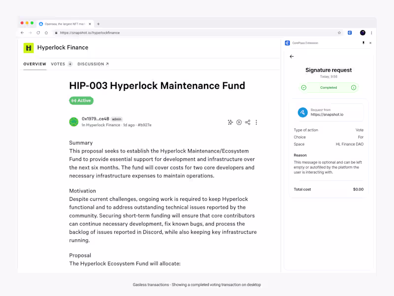 Cover image for Corepass Browser Wallet extension. 