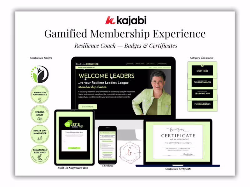 Cover image for Kajabi Gamified Membership Experience