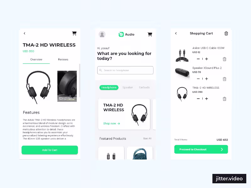 Cover image for Audio e-commerce