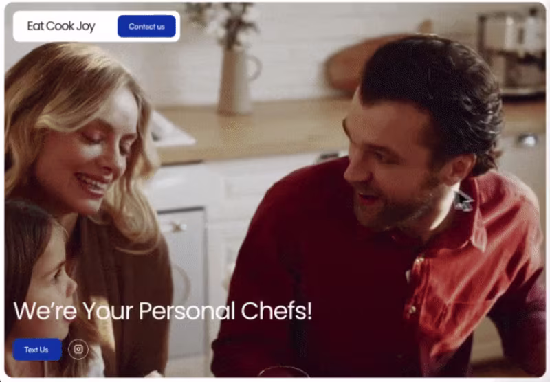 Cover image for Eat Cook Joy - Framer Development