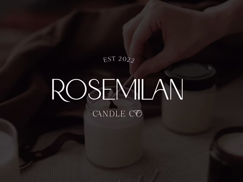 Cover image for Rosemilan Candle Co