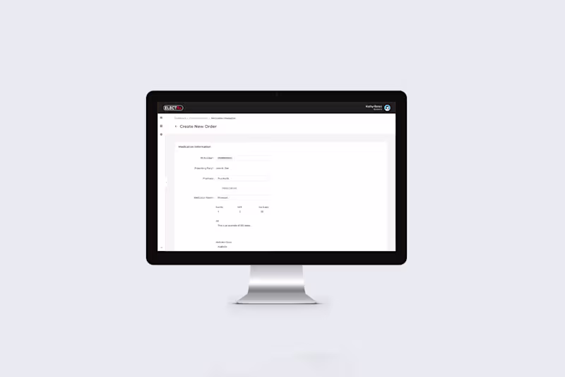 Cover image for ElectRx Internal Platform