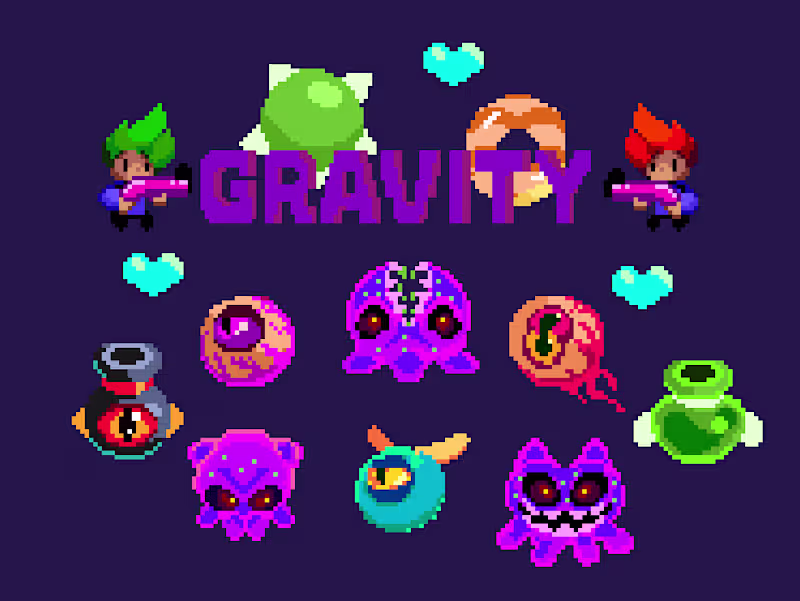 Cover image for Gravity for 3-days SibGameJam24 (Unity's built-in audio system)