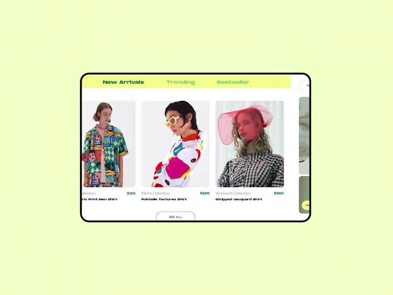 Cover image for Koza E-Commerce Landing page