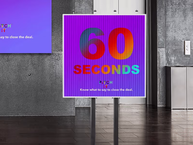 Cover image for PITCH IT - 60 SECONDS CAMPAIGN
