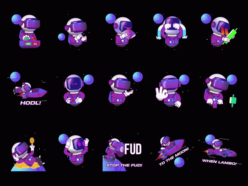 Cover image for Metcommverse Astronaut Sticker Pack 🚀