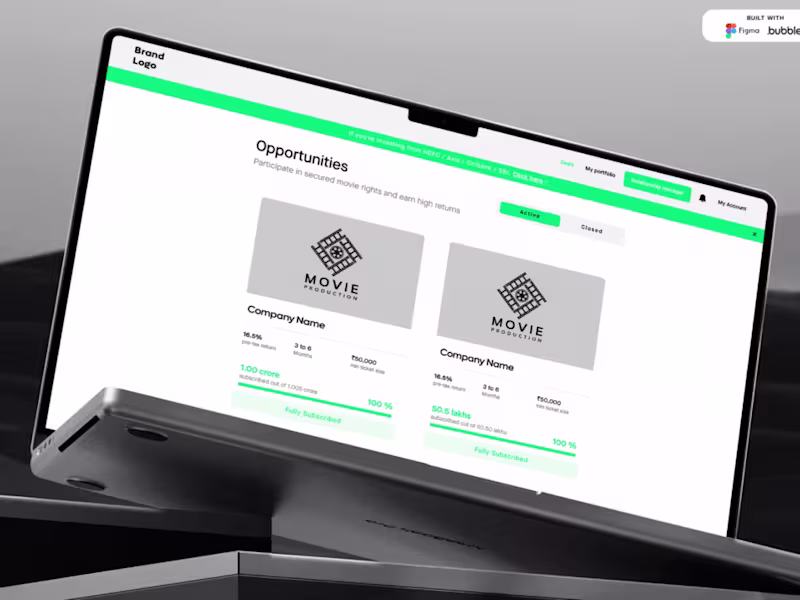 Cover image for Fintech Investment Platform : Digital wallet functionality