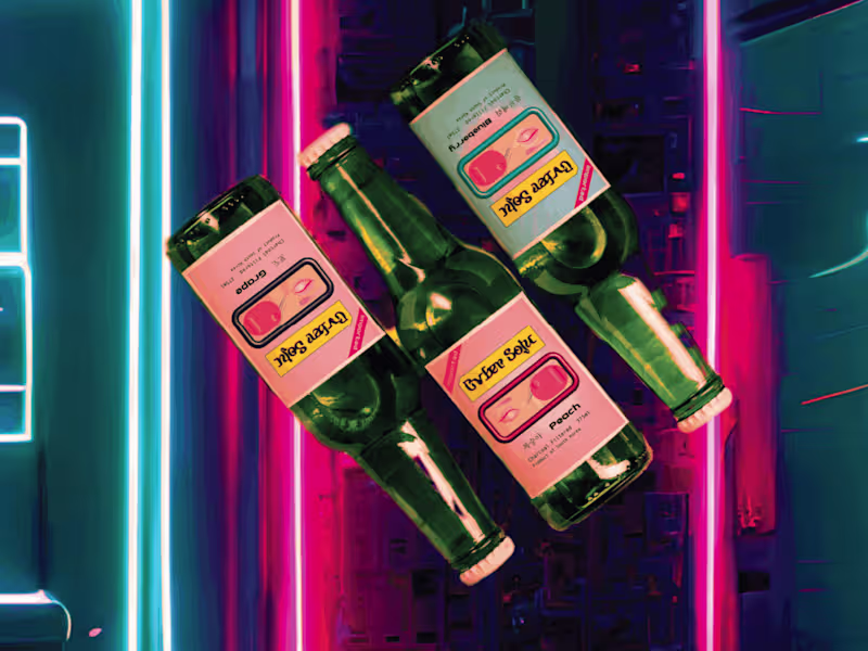 Cover image for Cyber Soju Brand Design