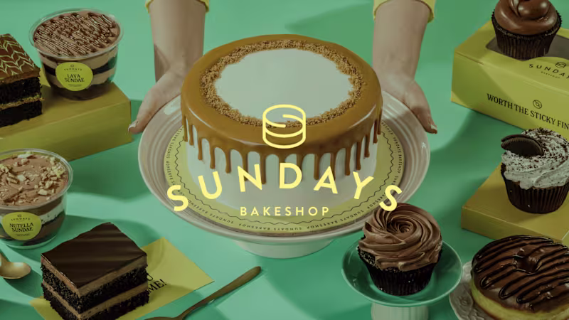 Cover image for Branding, Strategy & SMM for SUNDAYS BAKESHOP