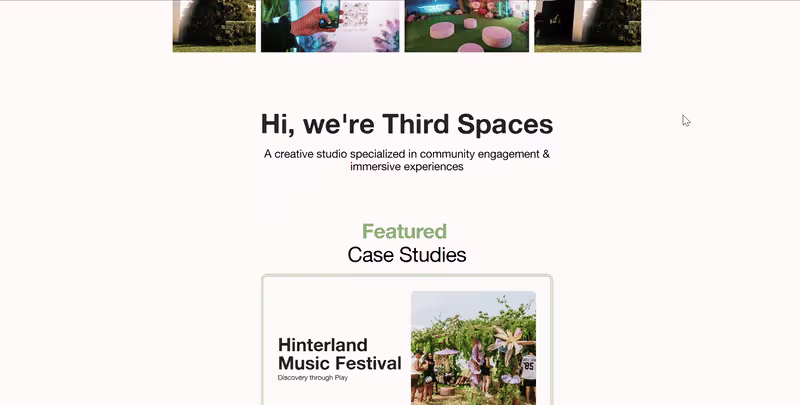 Cover image for Branding and Website Design for Third Spaces