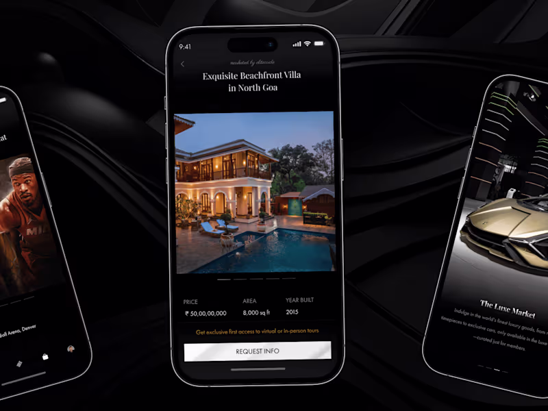Cover image for 1% Elite Concierge ◦ iOS App
