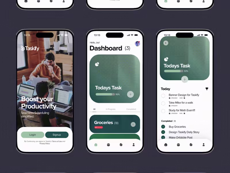 Cover image for Taskify - To Do & Calendar App Design