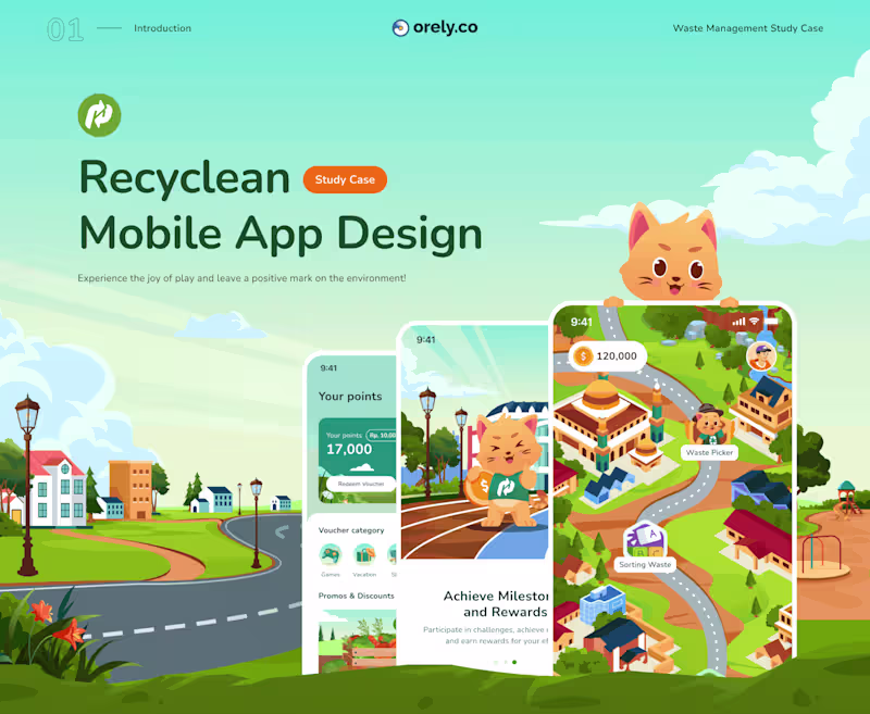 Cover image for Recyclean Mobile App: Waste Management Gamification