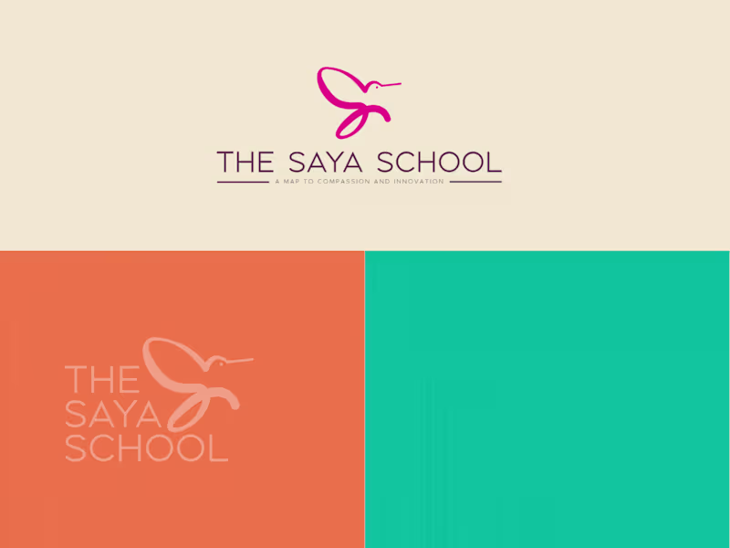 Cover image for The Saya School - Brand Identity Project