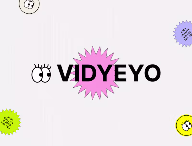 Cover image for Vidyeyo: brand identity and web