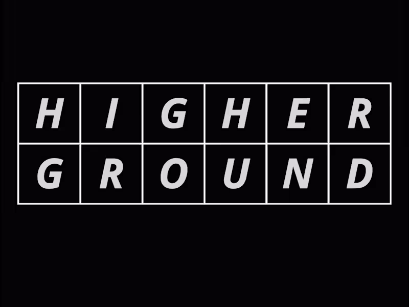 Cover image for 3D model and presentation: Higher Ground