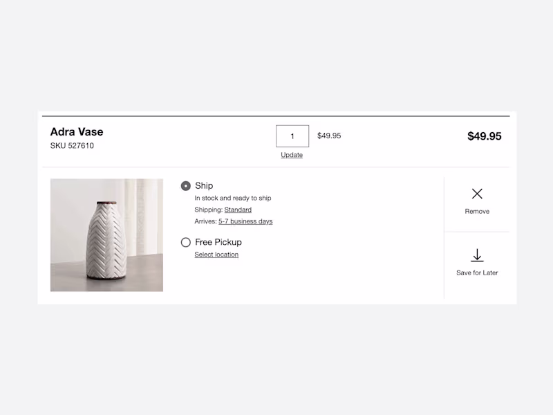 Cover image for Crate & Barrel Checkout Modernization
