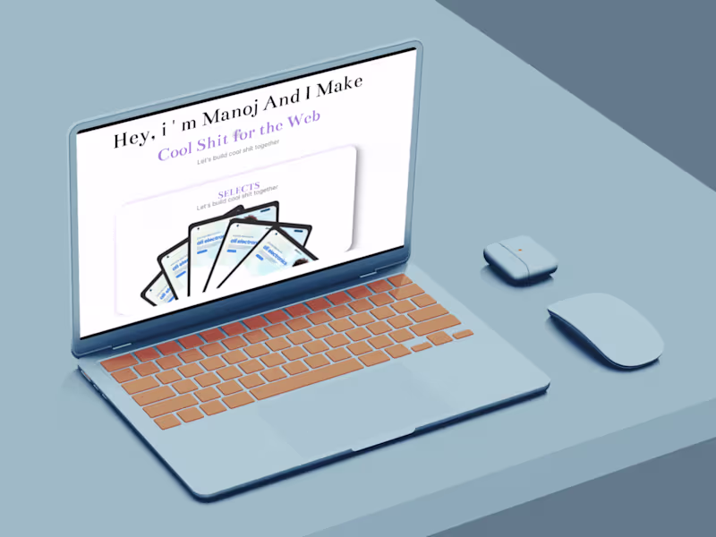 Cover image for Framer Portfolio Website