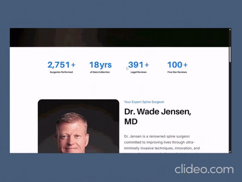 Cover image for Dr. Wade Jensen — Framer