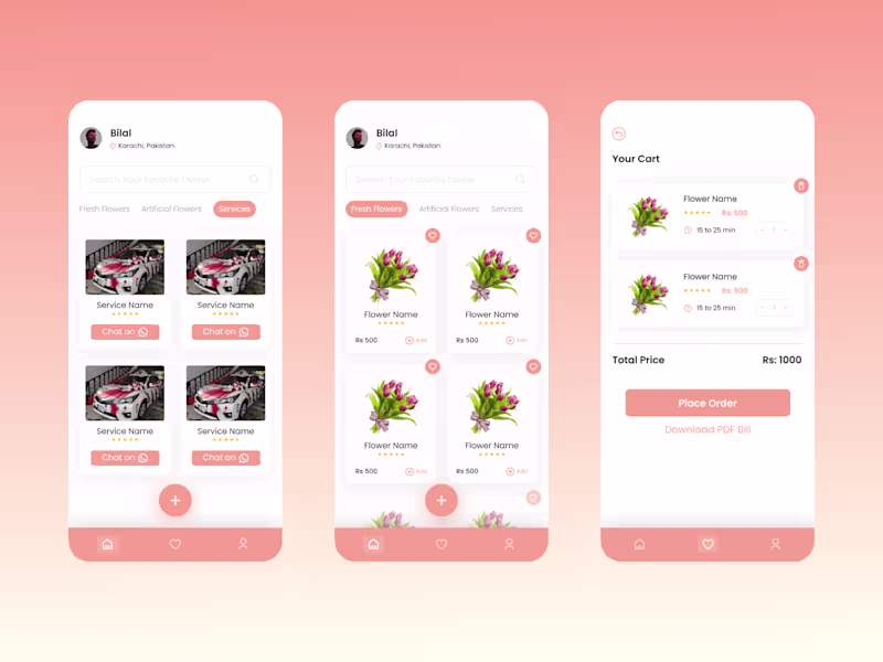 Cover image for Rose Cart App Design Case Study