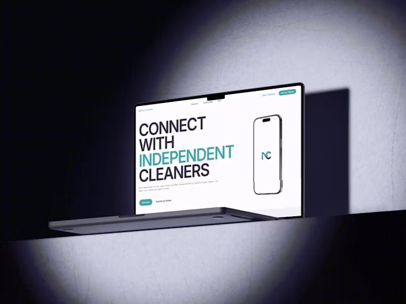 Cover image for NextClean - Cleaning Service Platform