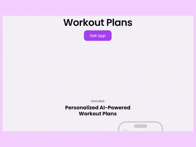 Cover image for Fluxx Fit AI | Landing Page Design in Framer