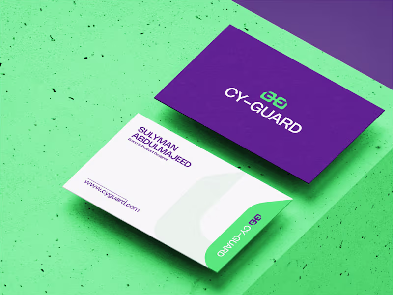Cover image for Cy-Guard | Brand Identity Design