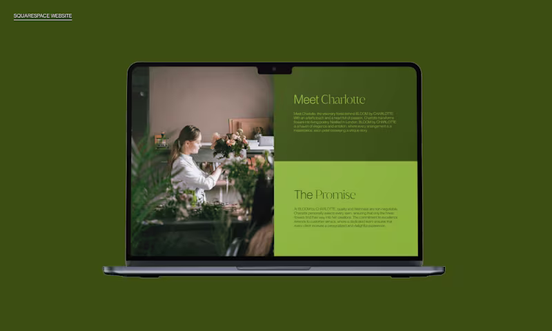 Cover image for Blooms by Charlotte 🌼 Branding Identity + Web Design